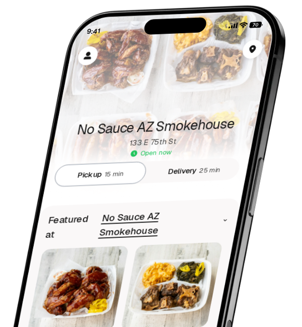 No Sauce AZ Smokehouse app preview