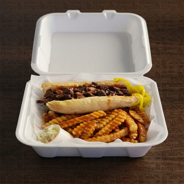 (Brisket) Smoked Sandwich.